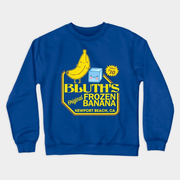 Bluth's Banana Stand Crewneck Sweatshirt by darklordpug